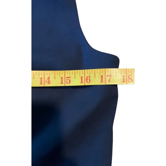 LOFT Versa‎ Ponte Pocket Vest Navy Blue Size X Small NWT - Picture 7 of 9